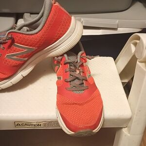 New Balance Kids Red Athletic Shoes